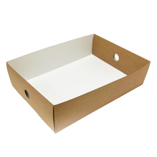 Simply Kraft Platter half insert 307 x 222 x 78 mm (x50)